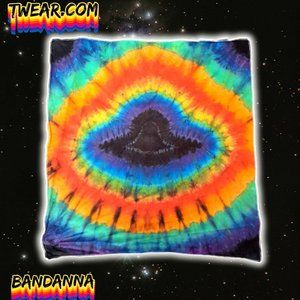 [Hand Dyed] Tie Dye Bandanna